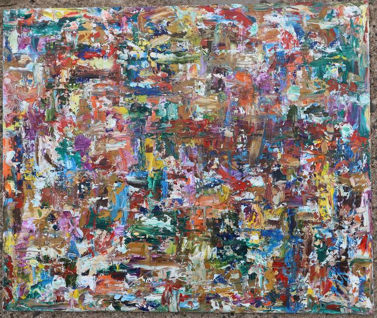 Original Abstract Expressionism Abstract Painting by Patrick J Murphy