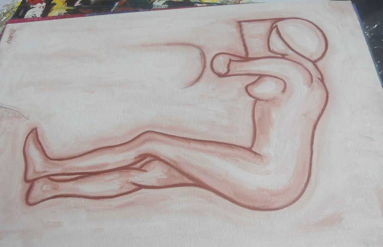 Original Realism Nude Painting by Patrick J Murphy