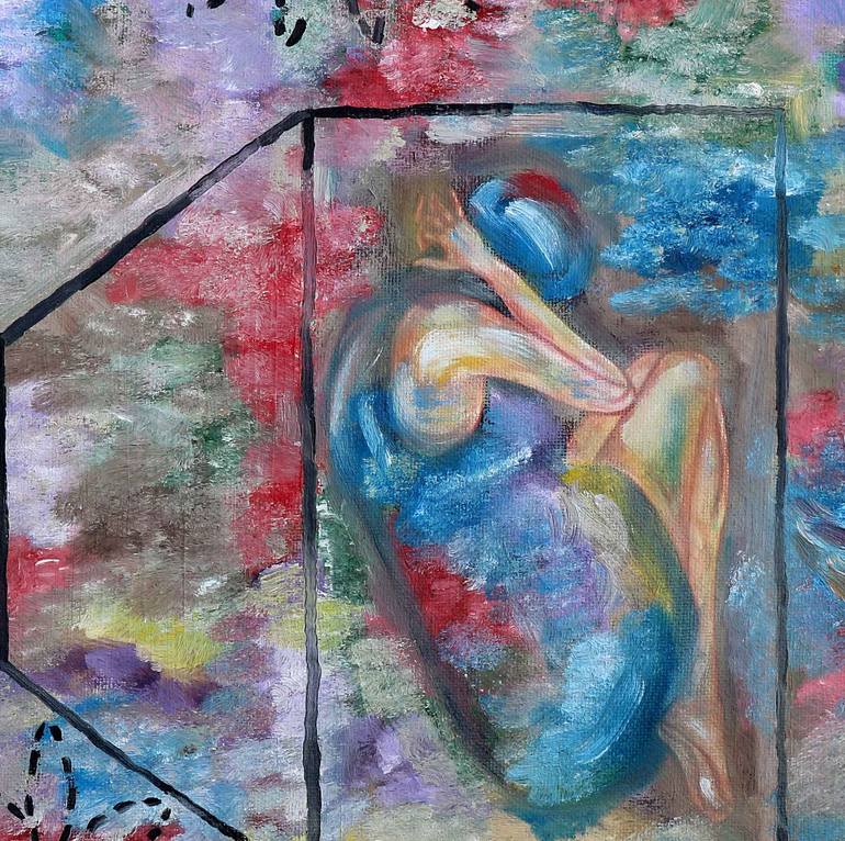 Original Symbolism Abstract Painting by Patrick J Murphy