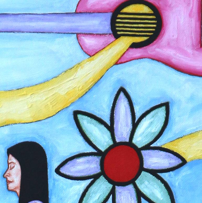 Original Symbolism Music Painting by Patrick J Murphy