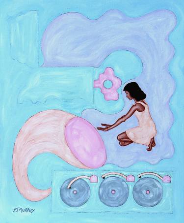 Original Symbolism Music Painting by Patrick J Murphy