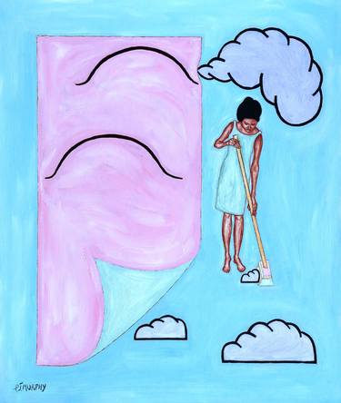 Original Symbolism Abstract Painting by Patrick J Murphy