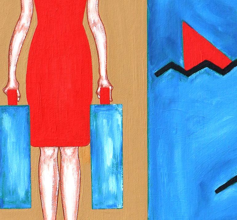 Original Symbolism Abstract Painting by Patrick J Murphy