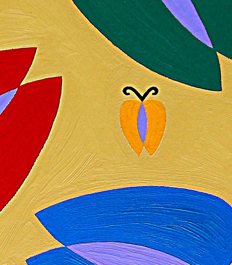Original Symbolism Floral Painting by Patrick J Murphy