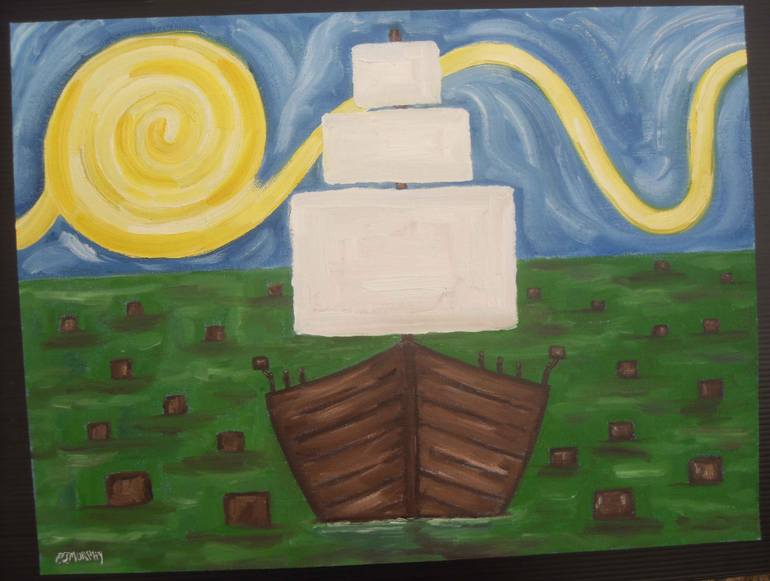 Original Minimalism Politics Painting by Patrick J Murphy