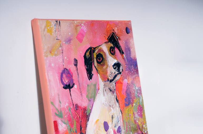 Original Abstract Expressionism Animal Painting by Liubov Kvashnina