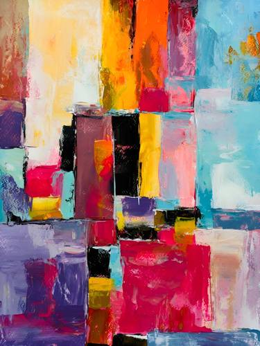 Original Contemporary Abstract Painting by Liubov Kvashnina