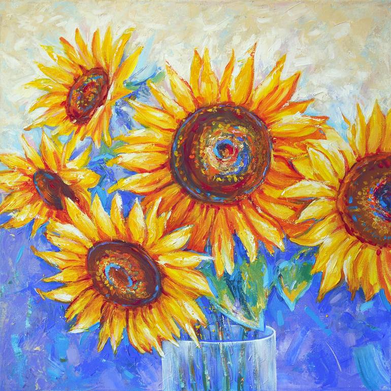 Print of Fine Art Floral Paintings by Liubov Kvashnina