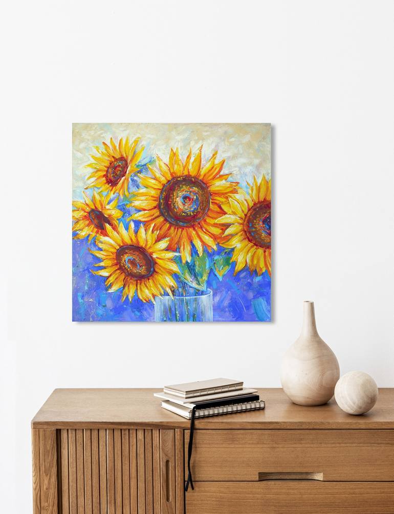 Original Fine Art Floral Painting by Liubov Kvashnina