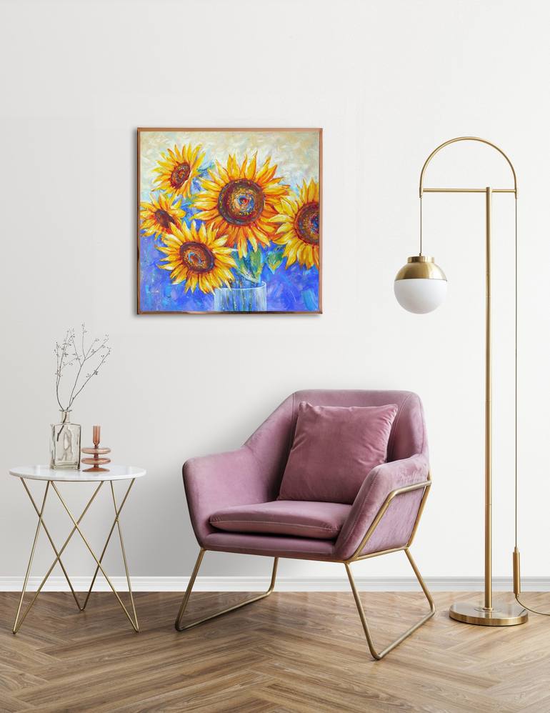 Original Fine Art Floral Painting by Liubov Kvashnina