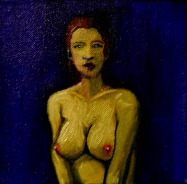 Original Impressionism Nude Painting by Lawrence Manning