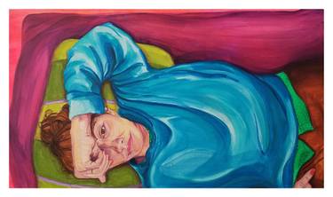 Original Contemporary Women Painting by Laura Mosquera