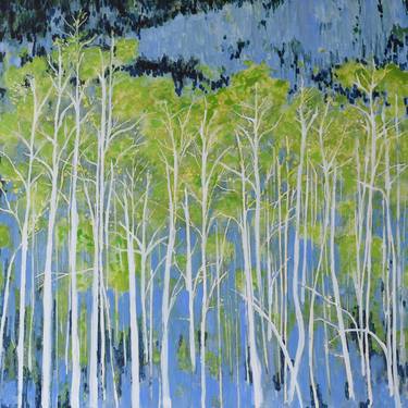 Print of Abstract Tree Paintings by tamara gonda