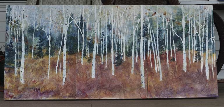 Original Fine Art Nature Painting by tamara gonda