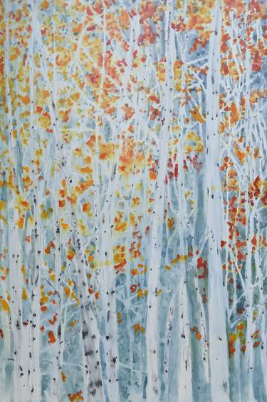 Print of Impressionism Tree Paintings by tamara gonda