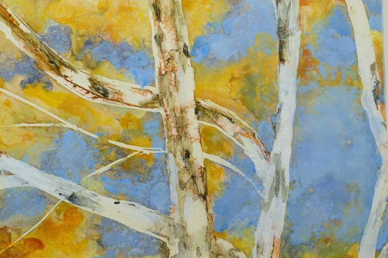 Original Abstract Landscape Painting by tamara gonda