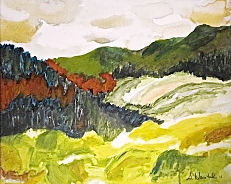 Laurentides Painting by Alain Nantel | Saatchi Art