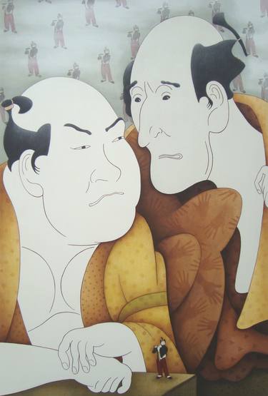 Original Figurative Men Paintings by Gonzalo Garcia Callegari