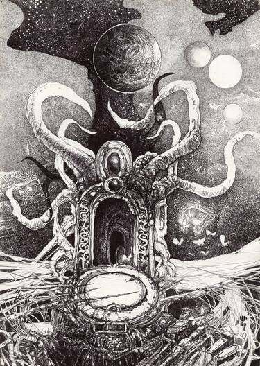 Print of Surrealism Fantasy Drawings by Piotr Zygmunt