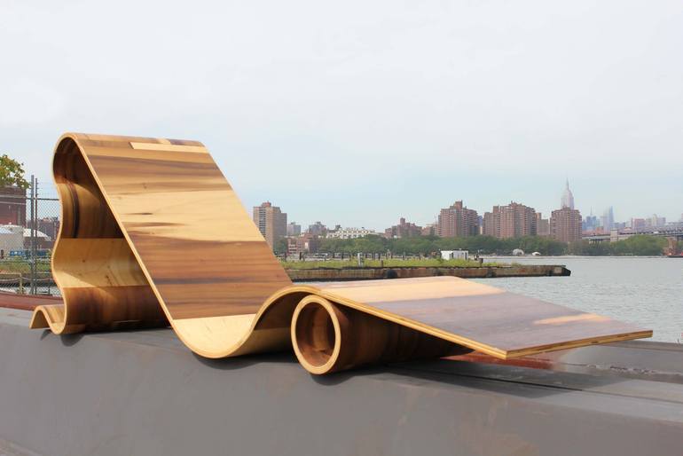 Original Abstract Geometric Sculpture by Aswoonsusan Woods