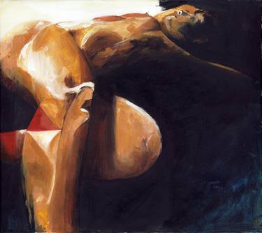 Original Impressionism Nude Painting by Jim Broad