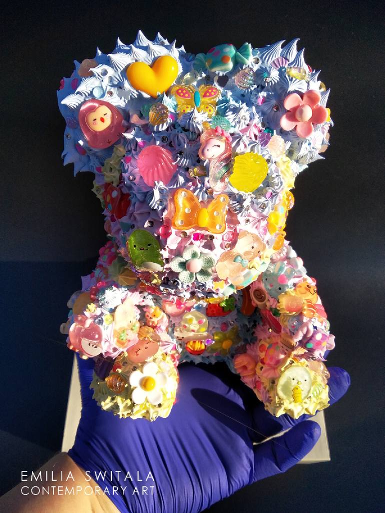 Original Abstract Animal Sculpture by Emilia Switala