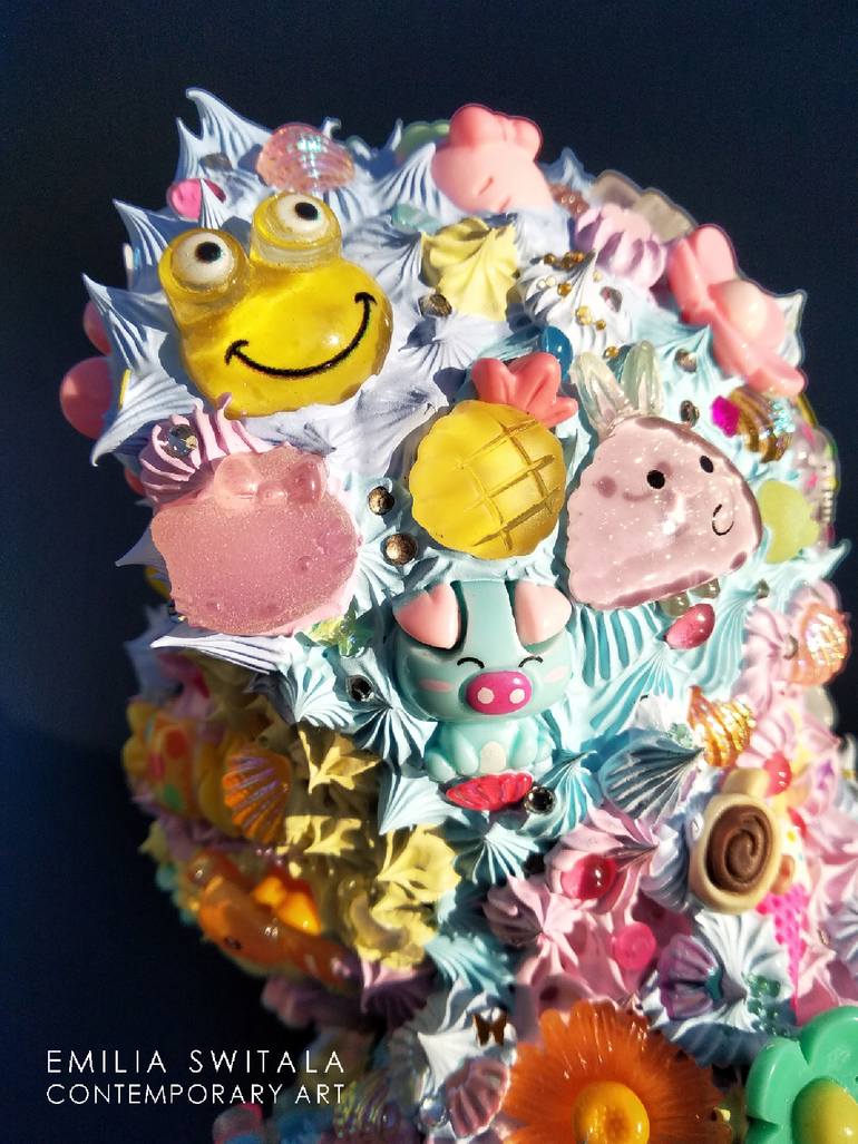 Original Abstract Animal Sculpture by Emilia Switala