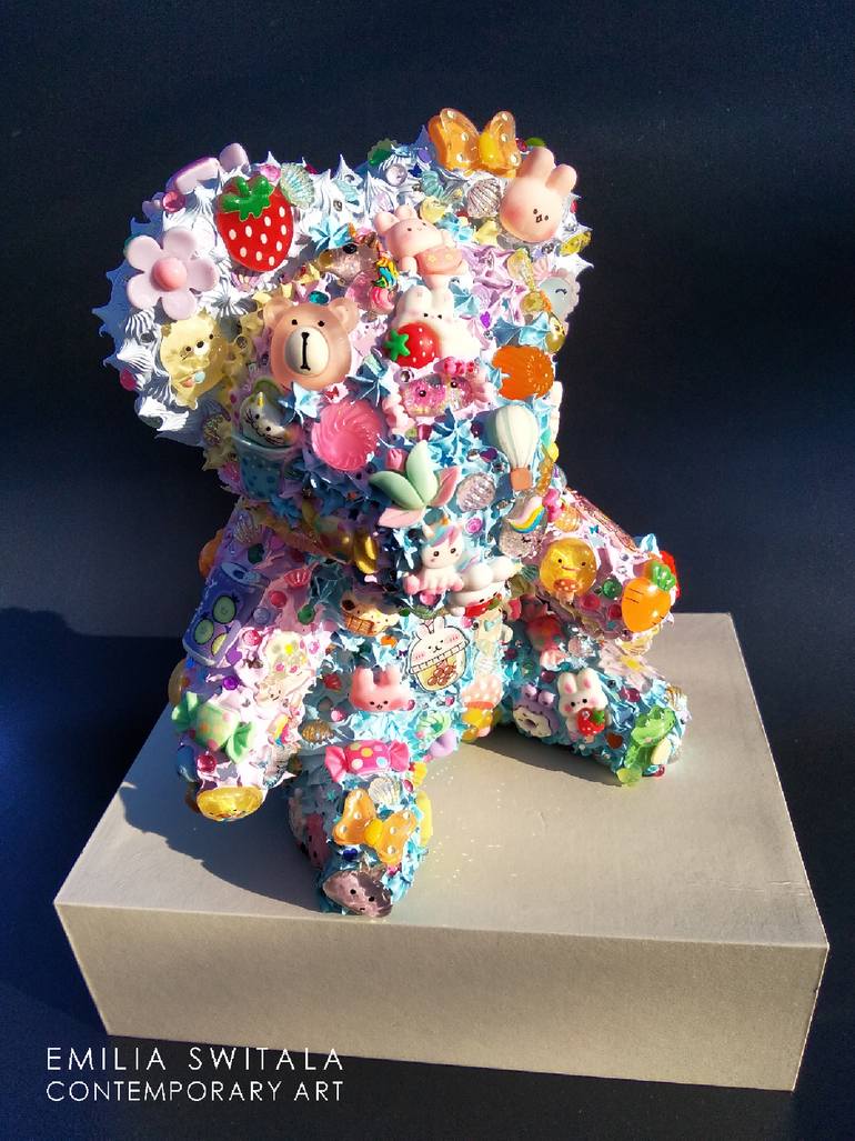 Original Abstract Animal Sculpture by Emilia Switala