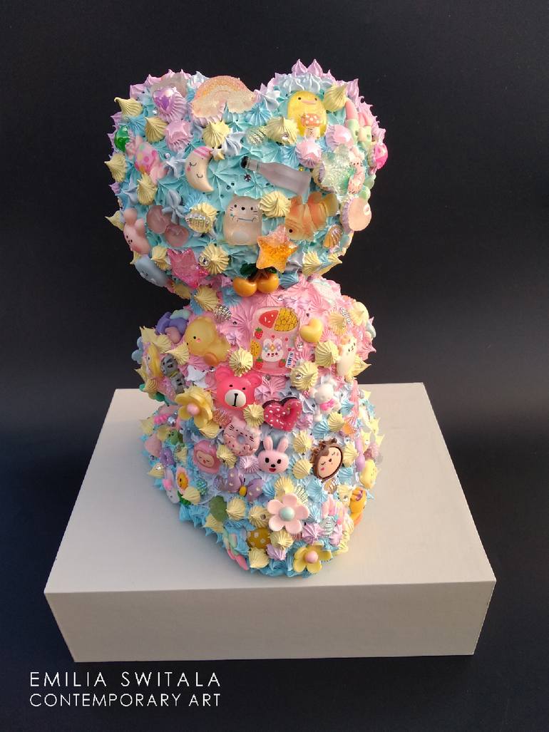 Original Abstract Animal Sculpture by Emilia Switala