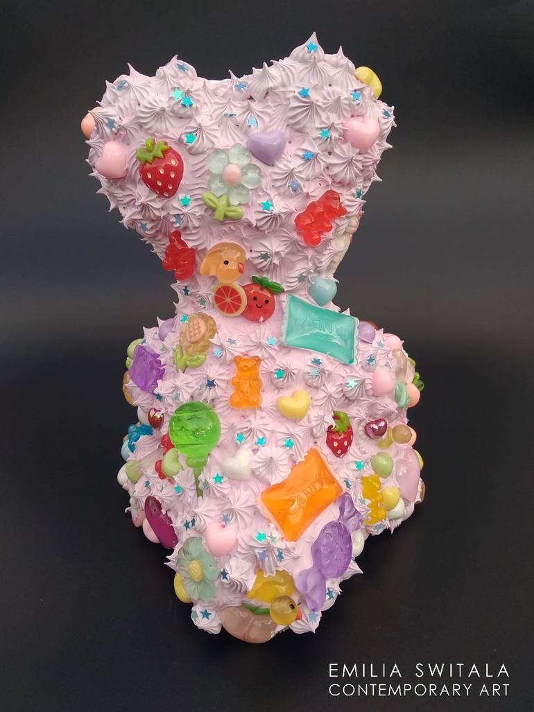 Original Pop Art Abstract Sculpture by Emilia Switala