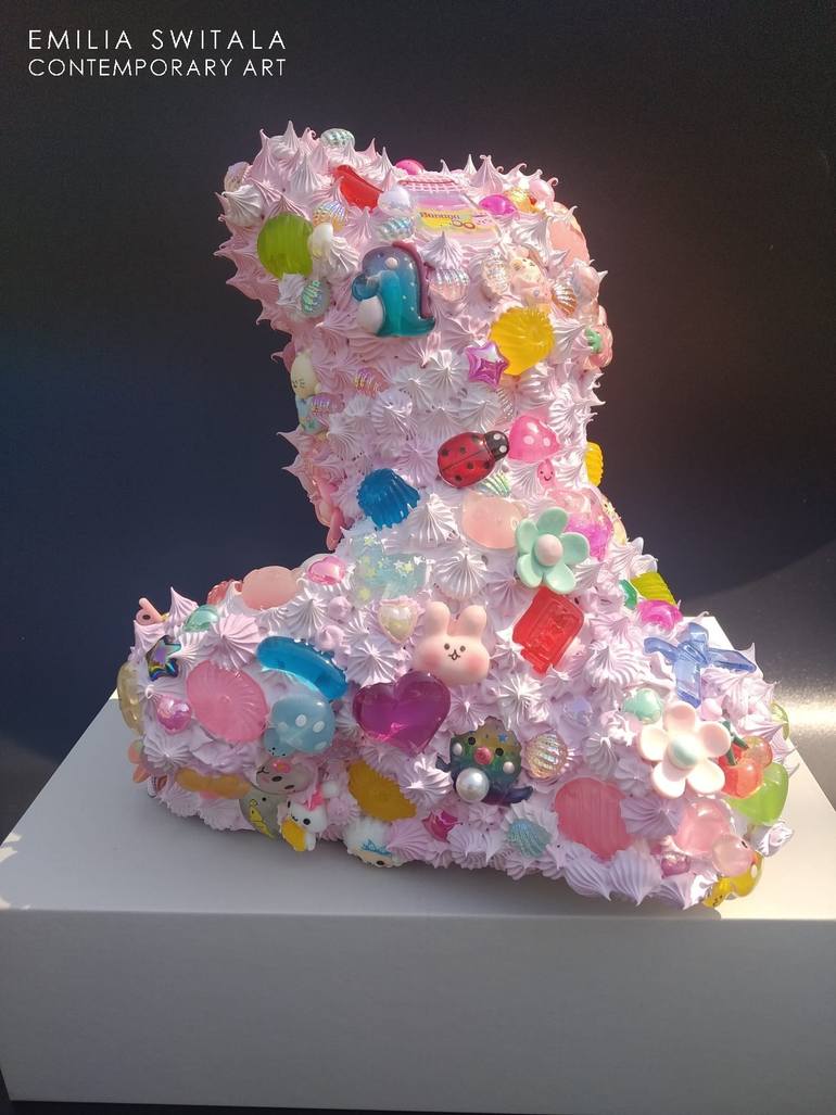 Original Pop Art Abstract Sculpture by Emilia Switala