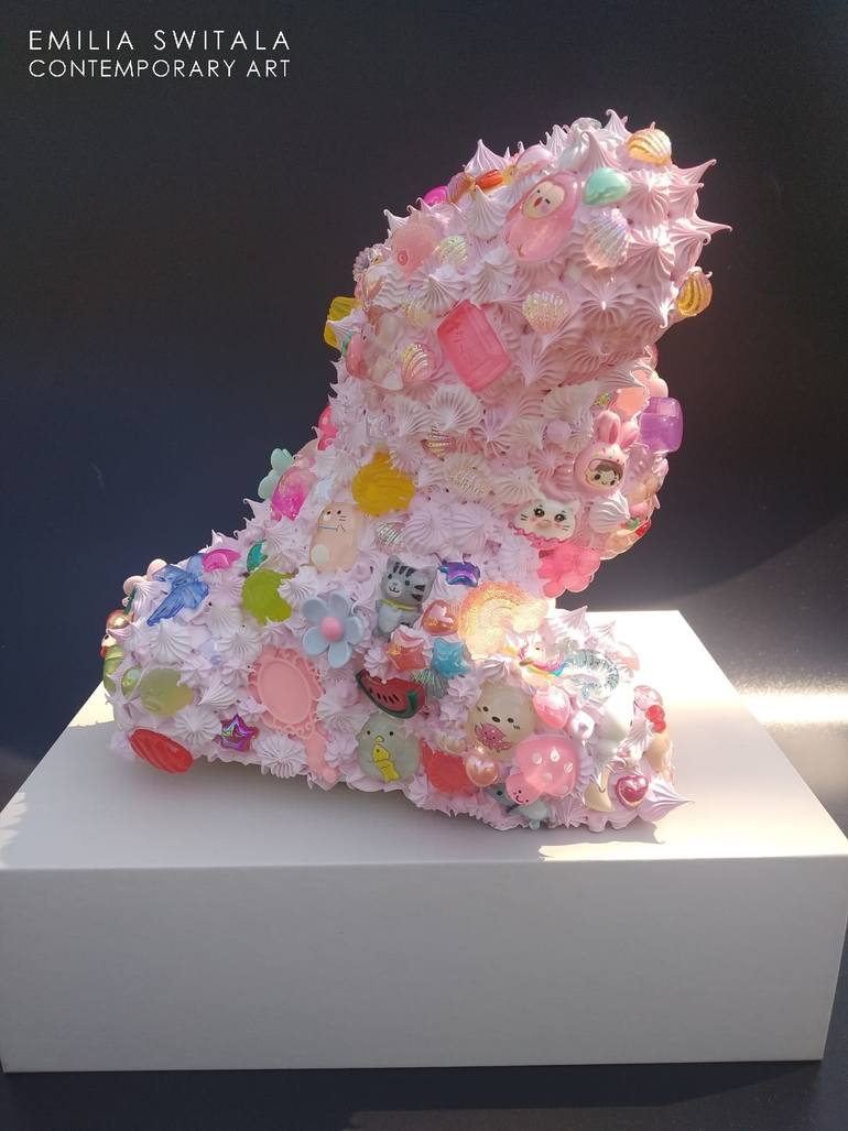 Original Pop Art Abstract Sculpture by Emilia Switala