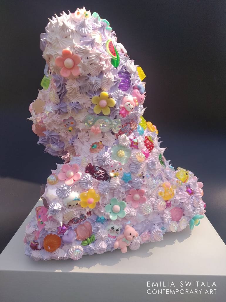 Original Pop Art Abstract Sculpture by Emilia Switala