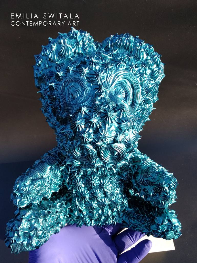 Original Abstract Animal Sculpture by Emilia Switala