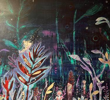 Print of Abstract Expressionism Garden Paintings by Jennifer Gillia Cutshall