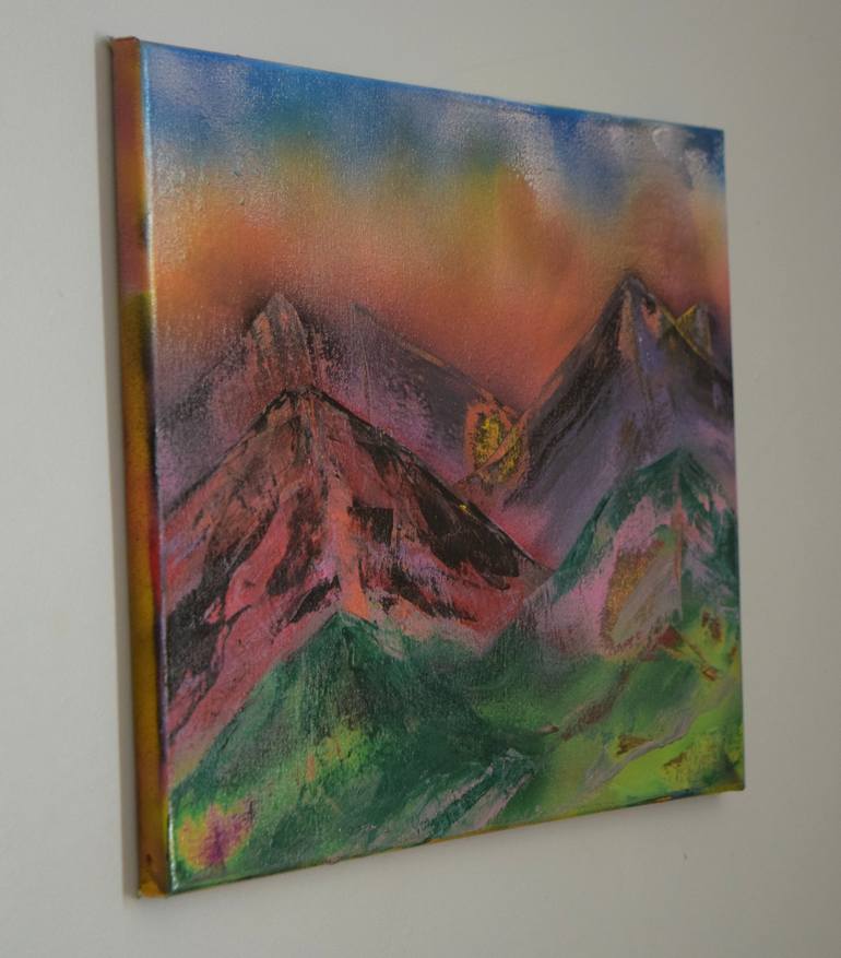 Original Expressionism Landscape Painting by George Hunter