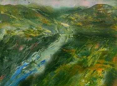 Original Expressionism Landscape Paintings by George Hunter