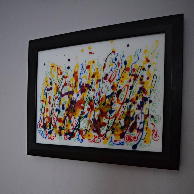 Original Abstract Painting by George Hunter