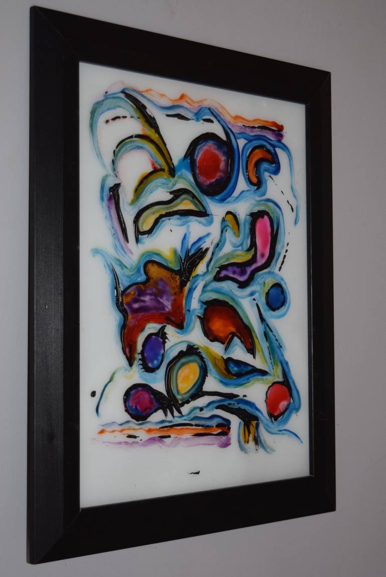 Original Abstract Expressionism Abstract Painting by George Hunter