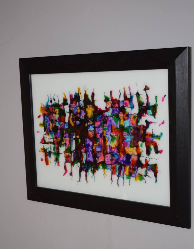 Original Abstract Painting by George Hunter