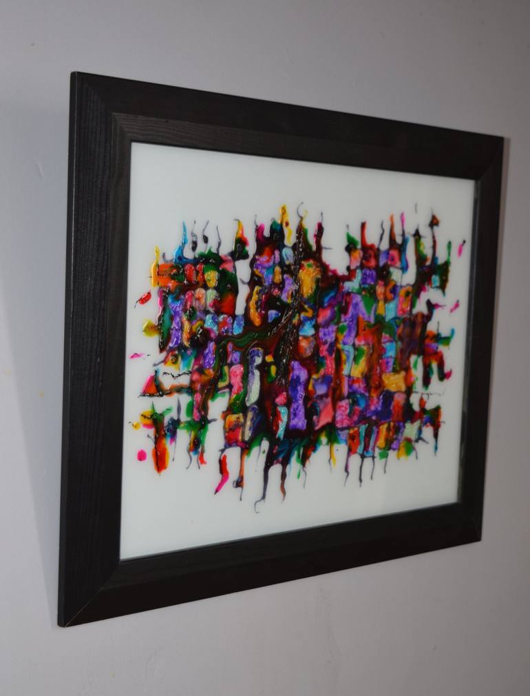 Original Abstract Painting by George Hunter