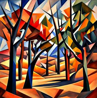 Print of Cubism Landscape Photography by George Hunter