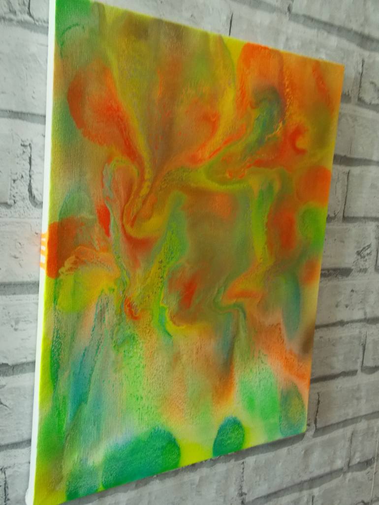 Original Abstract Expressionism Abstract Painting by George Hunter