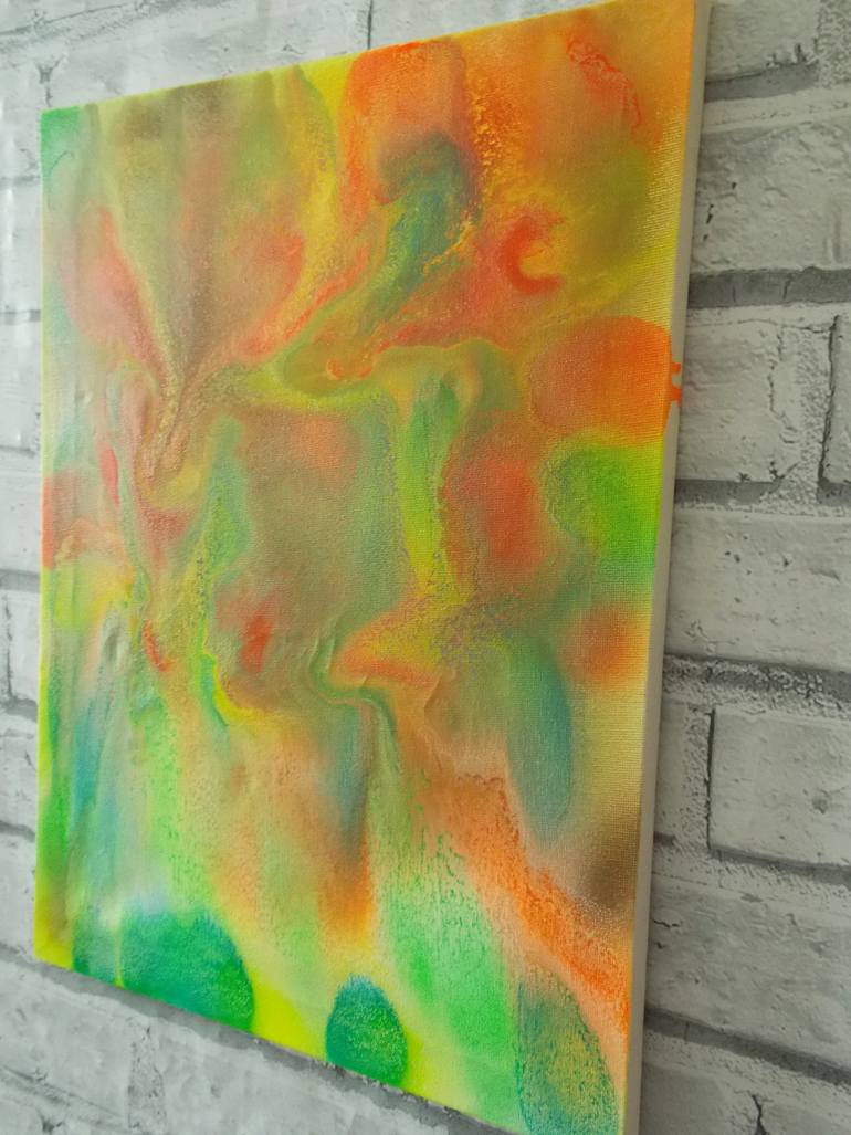 Original Abstract Expressionism Abstract Painting by George Hunter