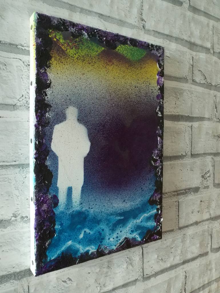 Original Expressionism People Painting by George Hunter