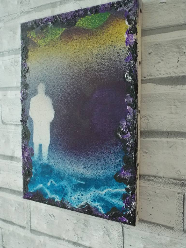 Original Expressionism People Painting by George Hunter