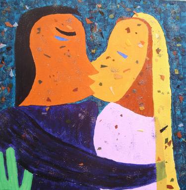 Print of Expressionism Love Paintings by George Hunter