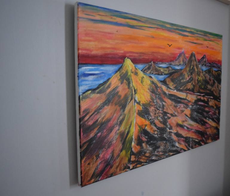 Original Expressionism Landscape Painting by George Hunter