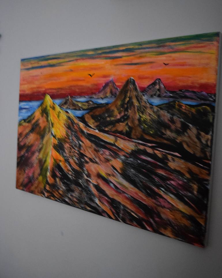 Original Expressionism Landscape Painting by George Hunter