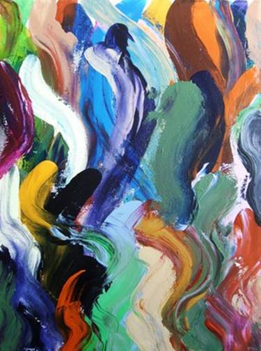 Original Abstract Paintings by George Hunter